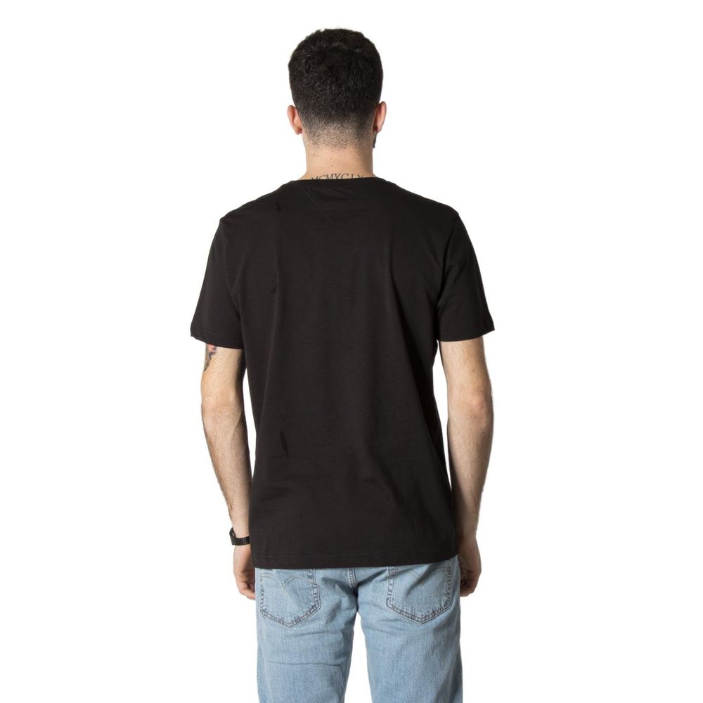 Tommy Hilfiger – Schwarzes Baumwoll-T-Shirt