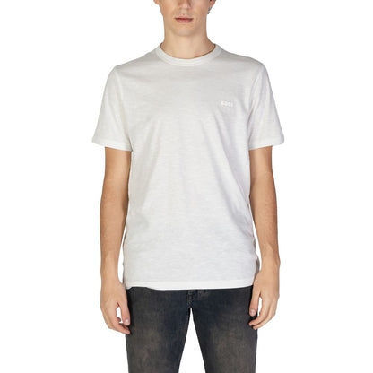 Hugo Boss – Weißes Baumwoll-T-Shirt