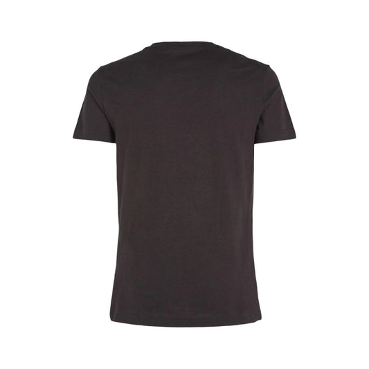 Calvin Klein Jeans – Schwarzes Baumwoll-T-Shirt