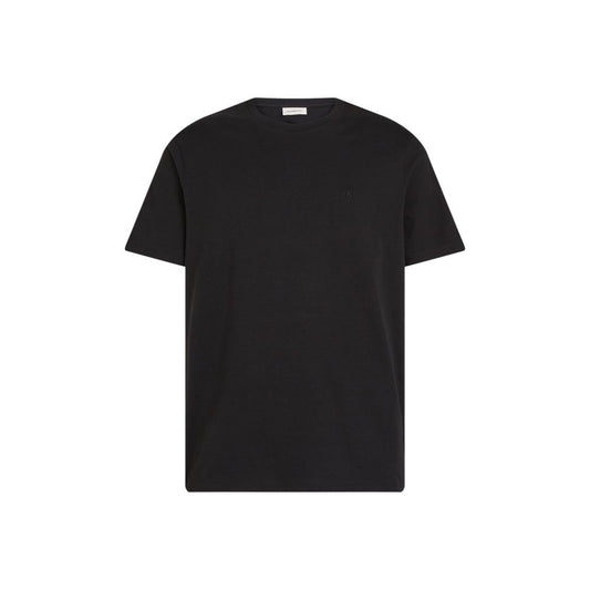Calvin Klein Jeans – Schwarzes Baumwoll-T-Shirt