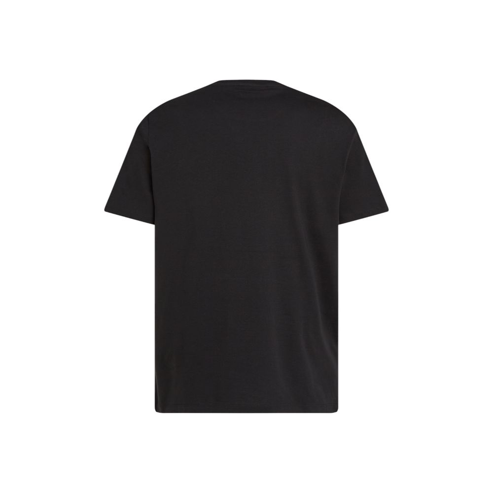 Calvin Klein Jeans – Schwarzes Baumwoll-T-Shirt