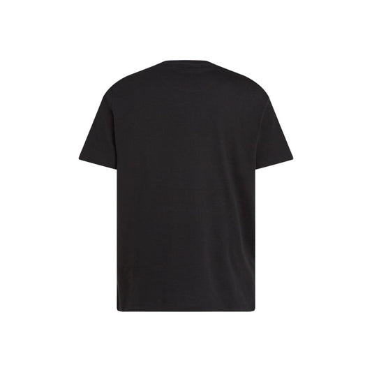 Calvin Klein Jeans – Schwarzes Baumwoll-T-Shirt