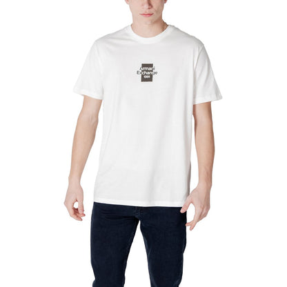 Armani Exchange – Weißes Baumwoll-T-Shirt