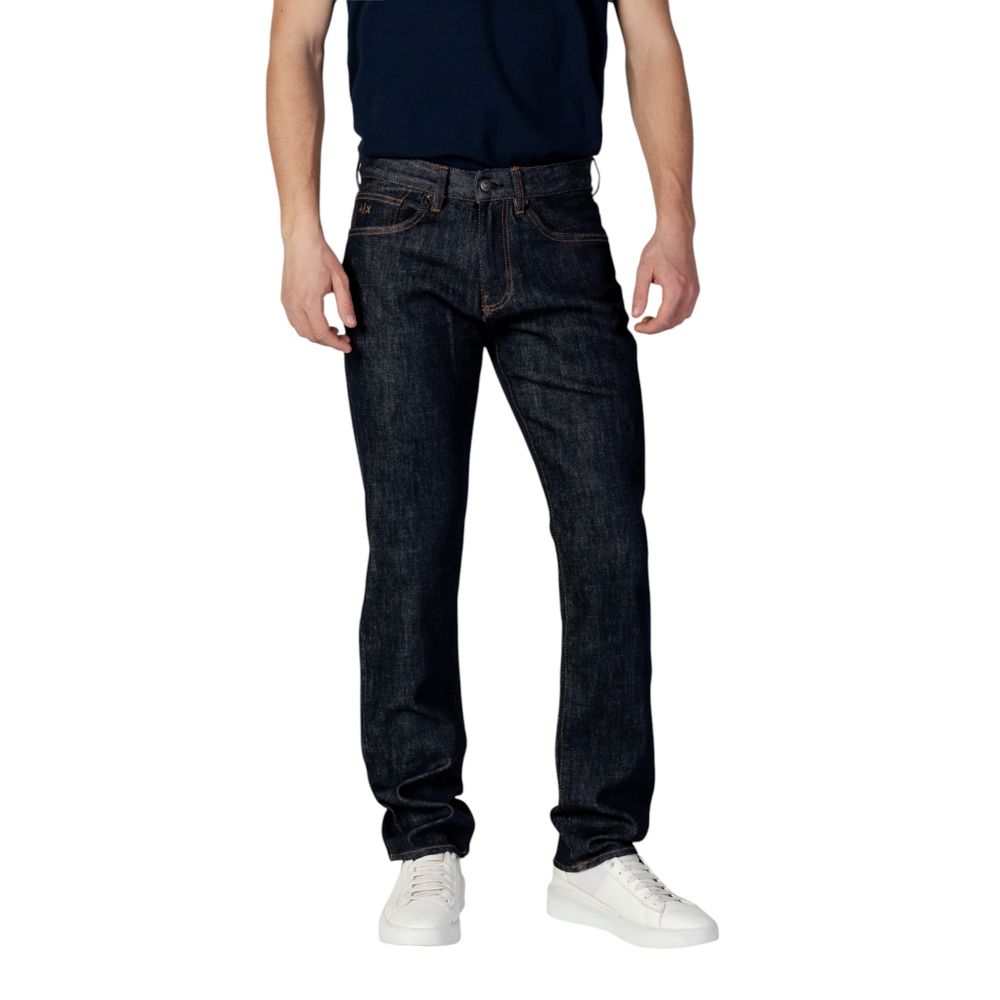 Armani Exchange – Blaue Skinny-Jeans aus Polyester