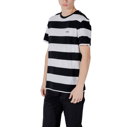 Hugo Boss – Schwarzes Baumwoll-T-Shirt