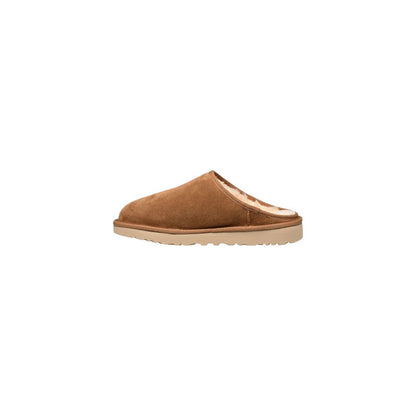 UGG Beige Suede Leather Clogs