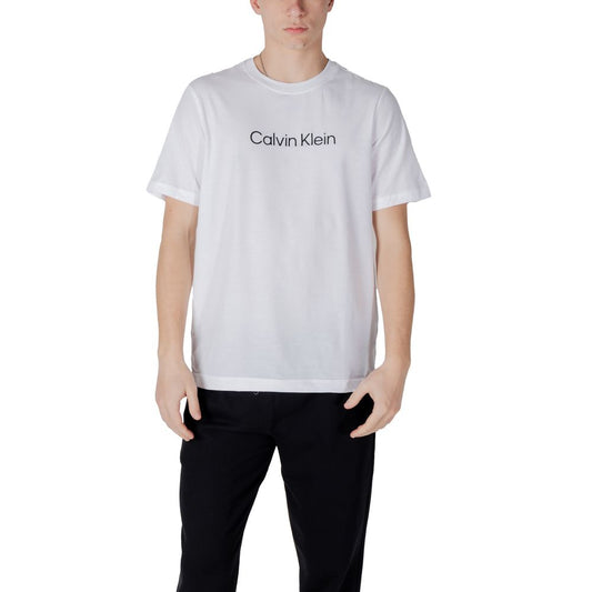 Calvin Klein Sport – Weißes Baumwoll-T-Shirt