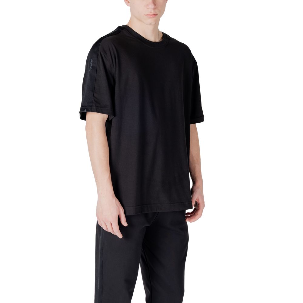 Calvin Klein Sport – Schwarzes Baumwoll-T-Shirt