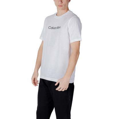 Calvin Klein Sport – Weißes Baumwoll-T-Shirt
