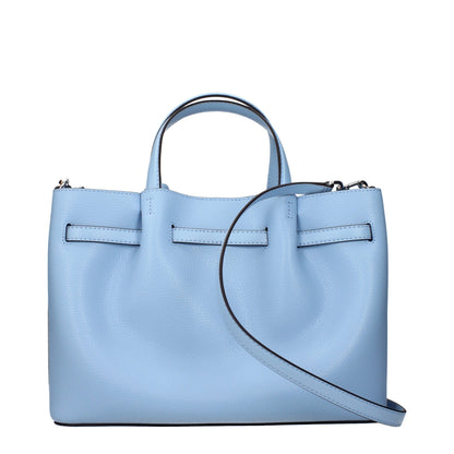 Michael Kors Hellblaue Lederhandtaschen