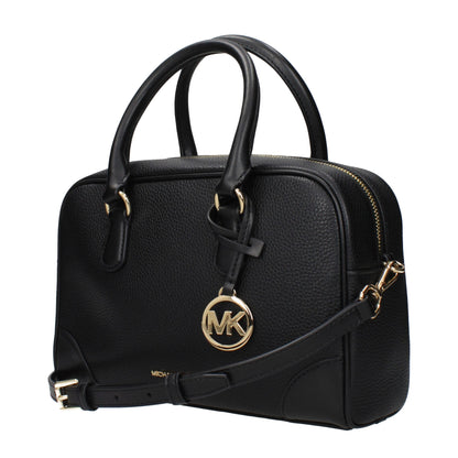 Michael Kors Schwarze Lederhandtaschen