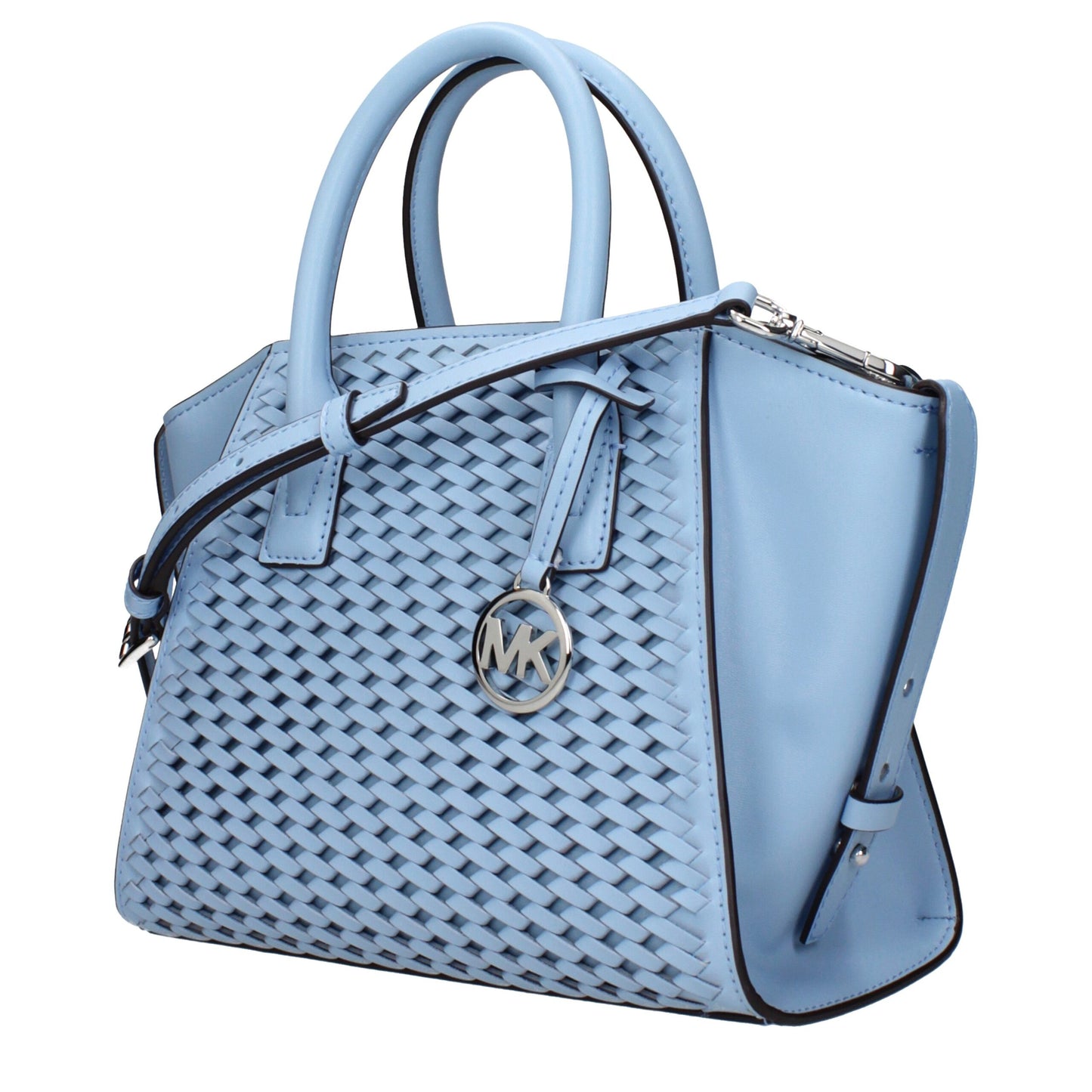 Michael Kors Hellblaue Lederhandtaschen