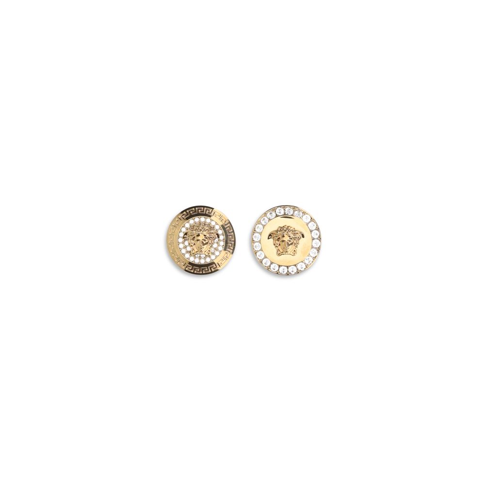 Versace Goldfarbene Metallohrringe