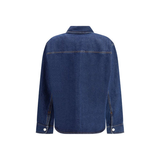 Ami Paris Ami de Coeur Baumwoll-Denim-Überhemd