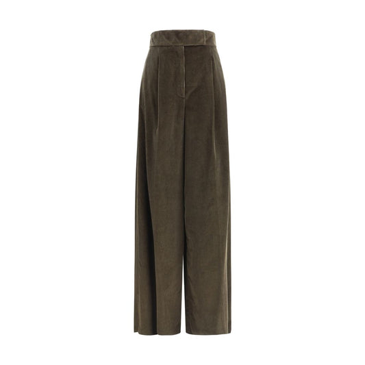 Max Mara Samthose mit weitem Bein
