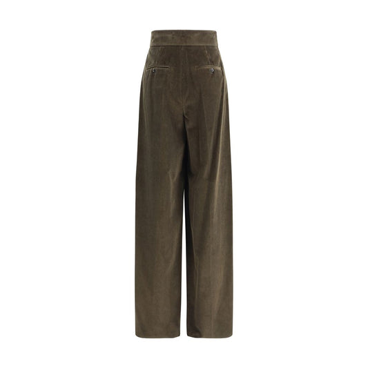 Max Mara Samthose mit weitem Bein