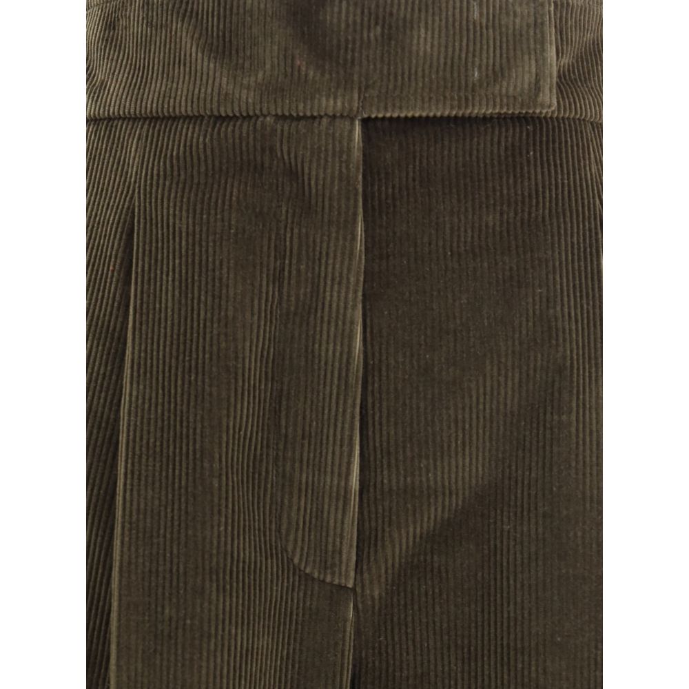 Max Mara Samthose mit weitem Bein