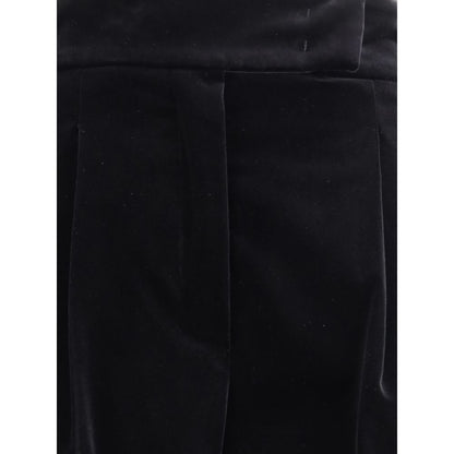 Max Mara – Samthose mit weitem Bein