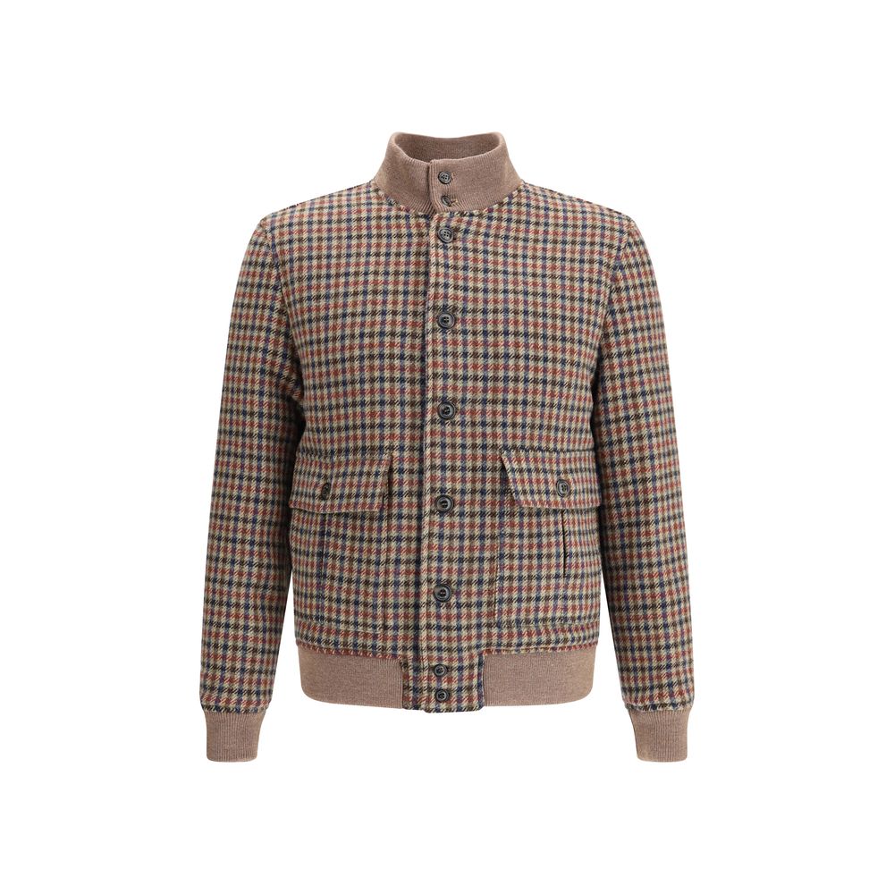 Valstarino-Jacke aus Prince of Wales-Lammwolle