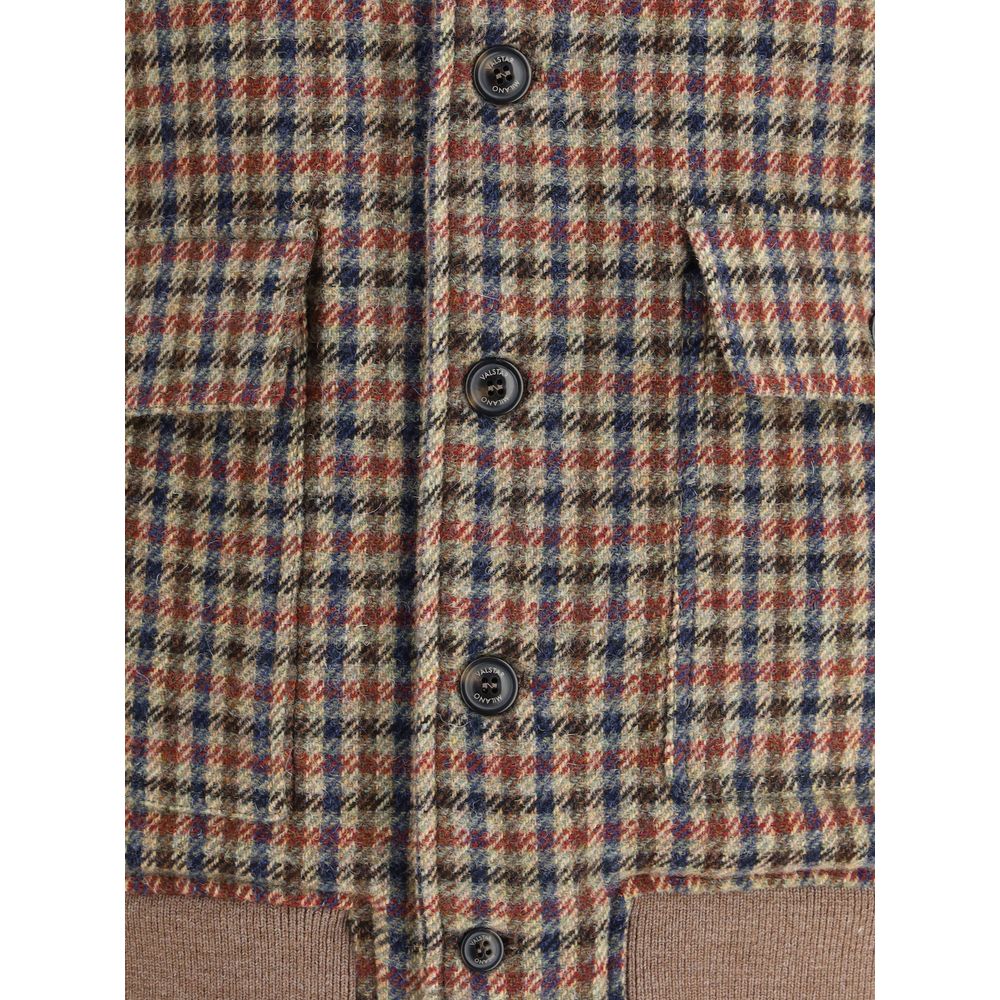 Valstarino-Jacke aus Prince of Wales-Lammwolle
