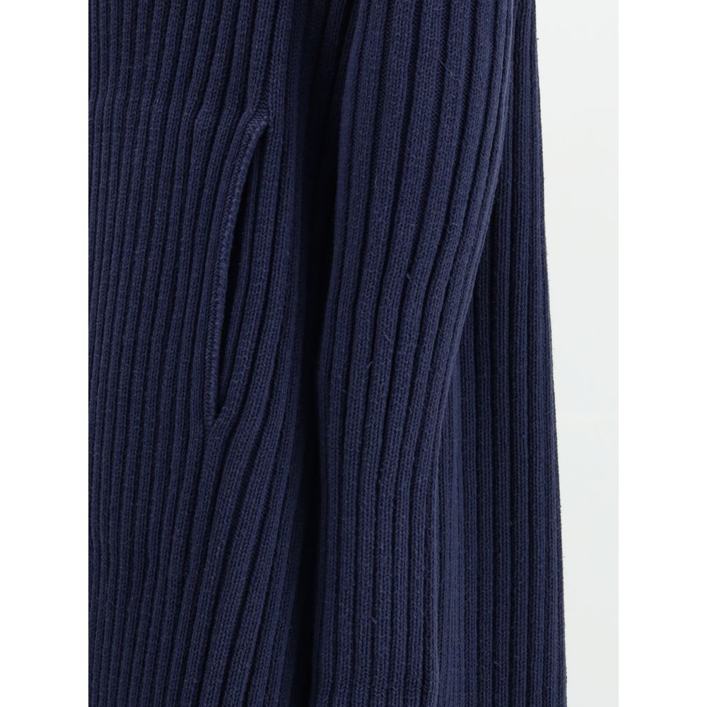 Balenciaga Gerippter Cardigan mit Schalkragen