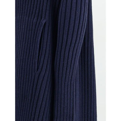 Balenciaga Gerippter Cardigan mit Schalkragen