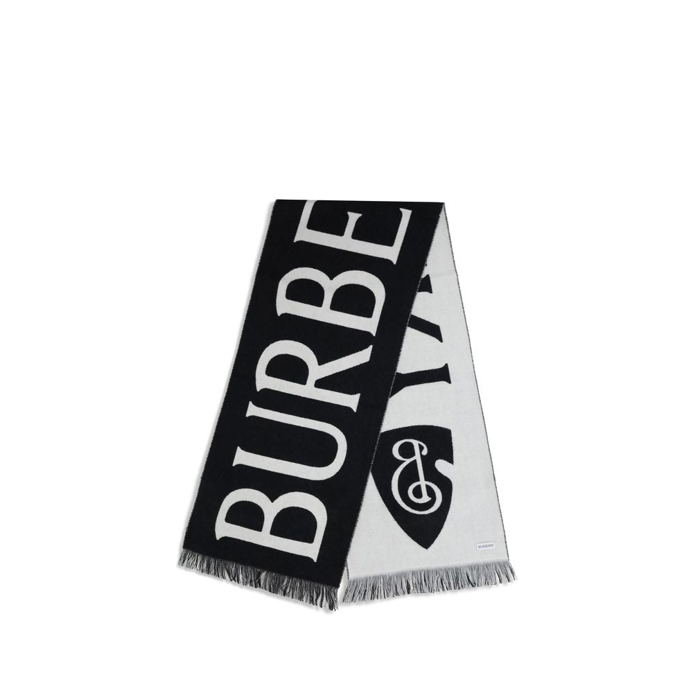 Burberry schwarzer Wollschal