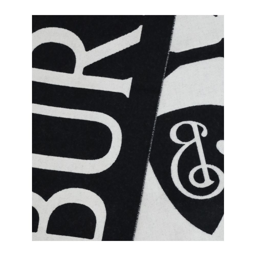 Burberry schwarzer Wollschal
