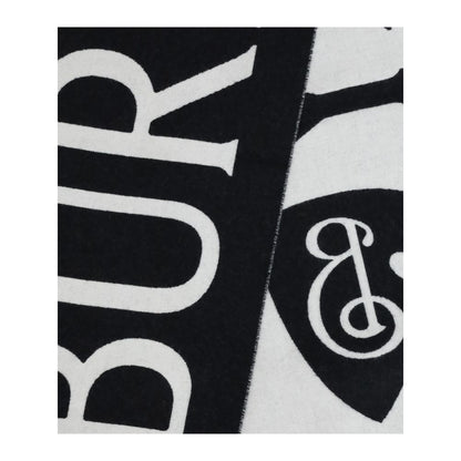 Burberry schwarzer Wollschal