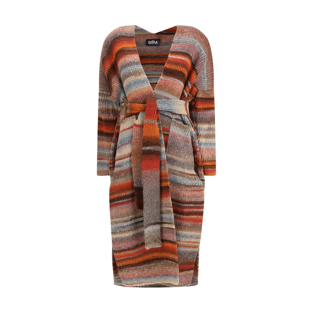 Ella Langer Pullover mit Gürtel