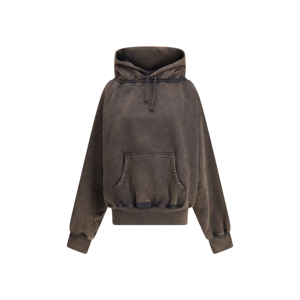 ALAINPAUL Hoodie mit gerafftem Ausschnitt