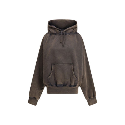 ALAINPAUL Hoodie mit gerafftem Ausschnitt