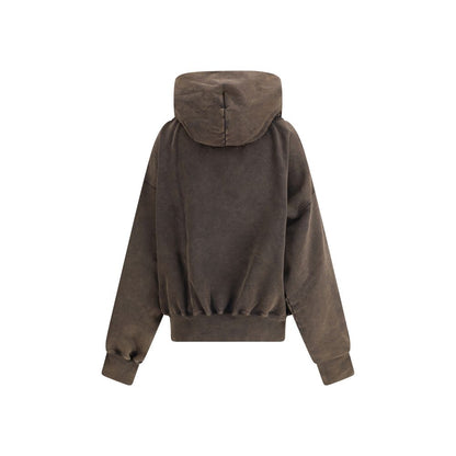 ALAINPAUL Hoodie mit gerafftem Ausschnitt