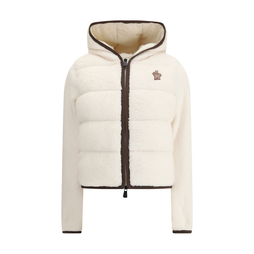 Moncler Grenoble – Wattierter Polartec®-Kapuzenpullover mit Reißverschluss