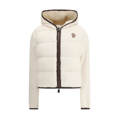 Moncler Grenoble – Wattierter Polartec®-Kapuzenpullover mit Reißverschluss