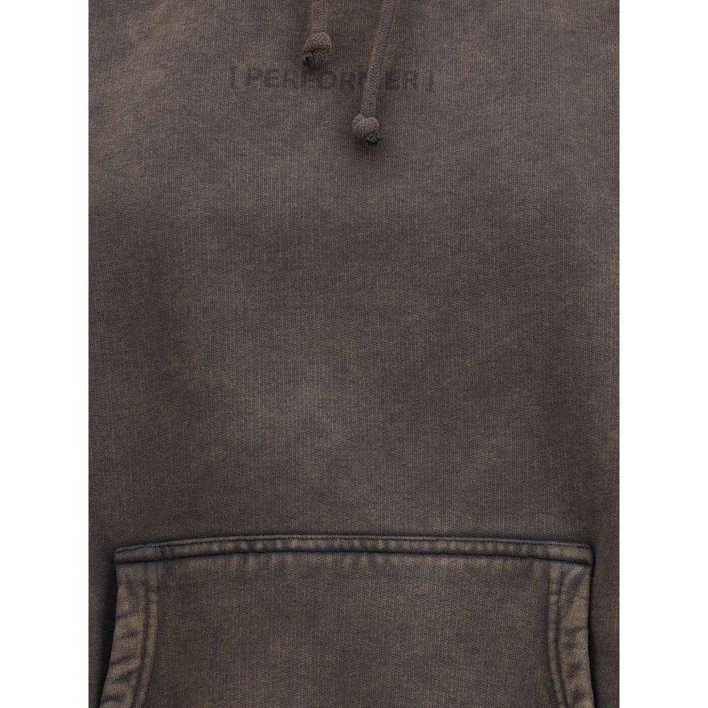 ALAINPAUL Hoodie mit gerafftem Ausschnitt