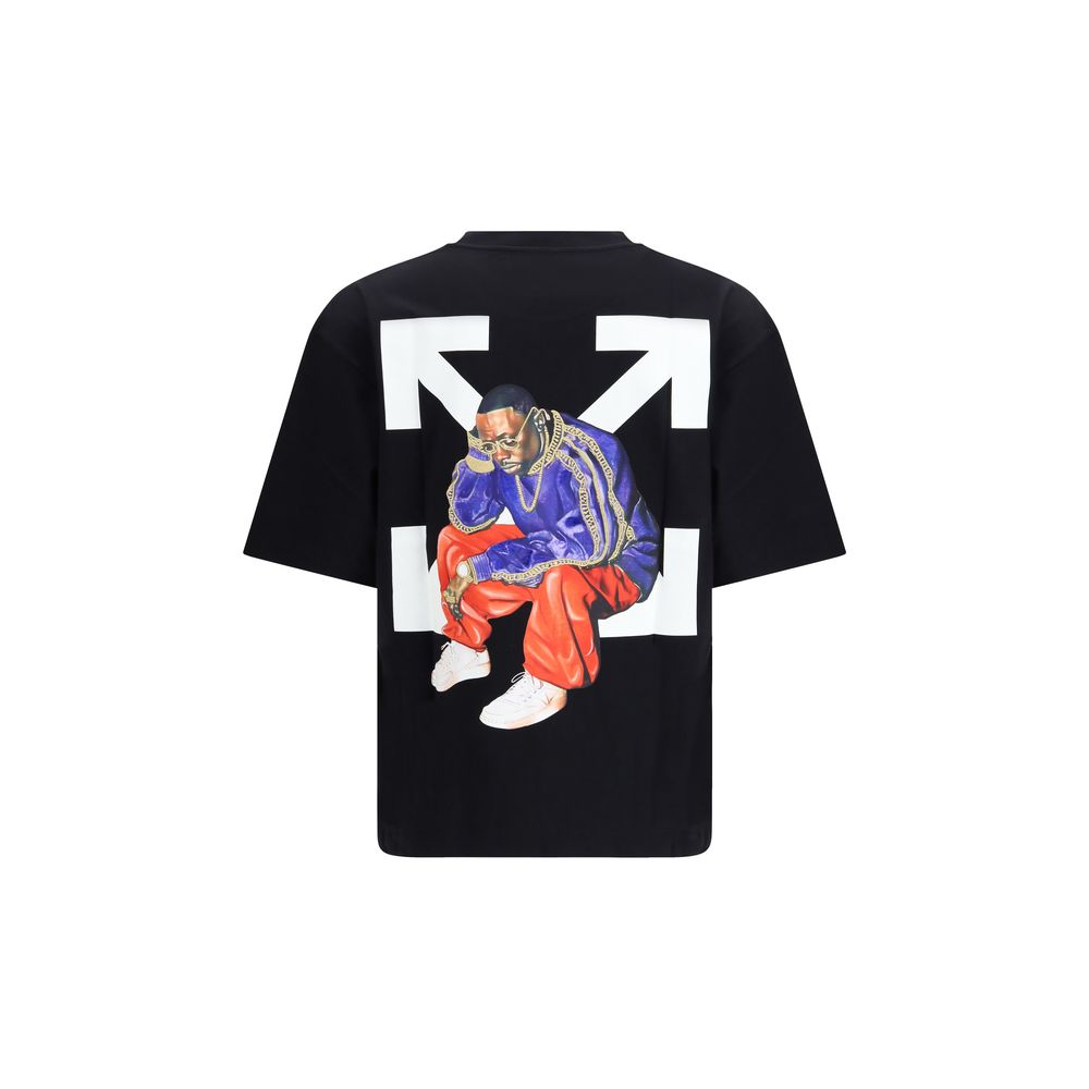 Off-White – T-Shirt mit Thinkman Arrow Skate-Logo