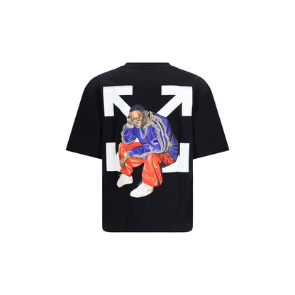 Off-White – T-Shirt mit Thinkman Arrow Skate-Logo