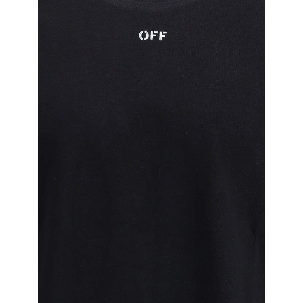 Off-White – T-Shirt mit Thinkman Arrow Skate-Logo