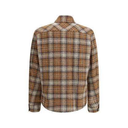 Moncler Kariertes Woll-Overshirt