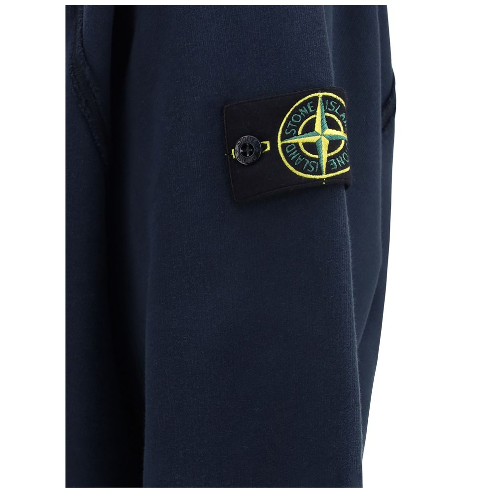 Stone Island Baumwoll-Sweatshirt mit Rundhalsausschnitt