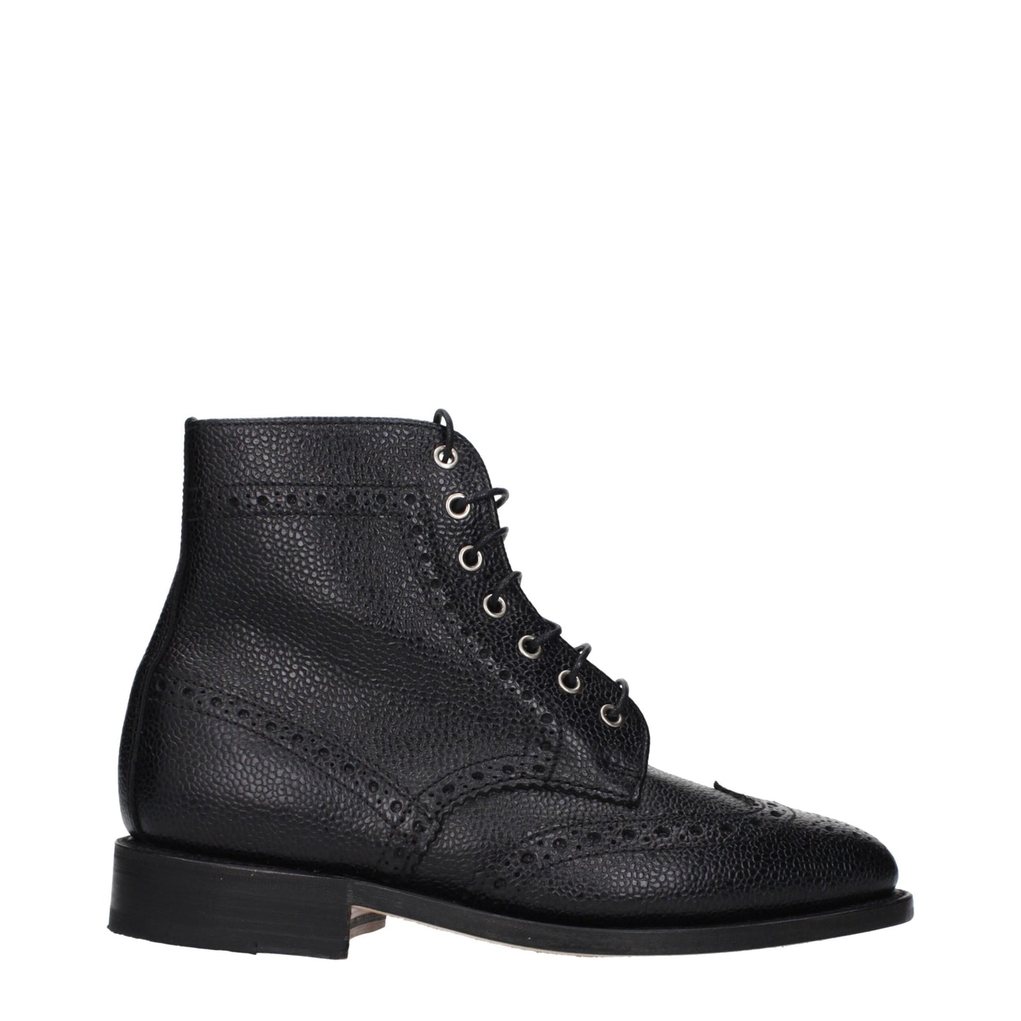 Thom Browne – Schwarze Lederstiefeletten