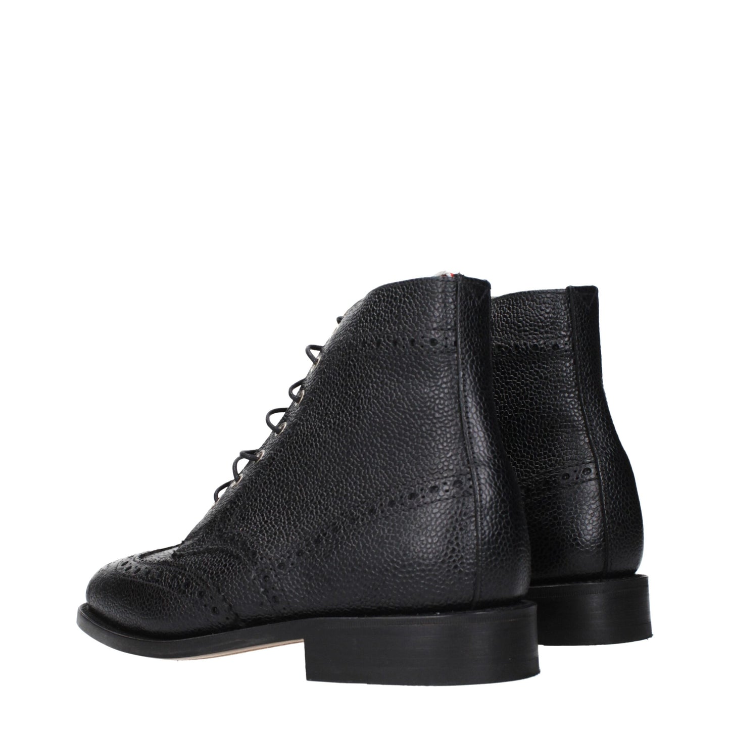 Thom Browne – Schwarze Lederstiefeletten