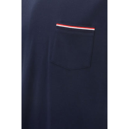 Thom Browne Blue Cotton T-Shirt