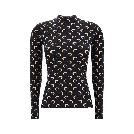 Marine Serre Moon Langarm-Top