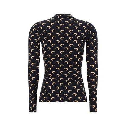 Marine Serre Moon Langarm-Top