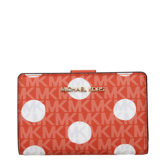Michael Kors – Orangefarbene Stoffgeldbörsen
