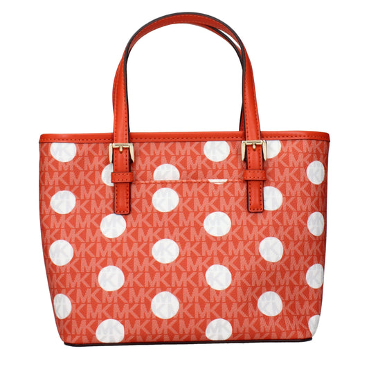 Michael Kors – Orangefarbene Stoffrucksäcke