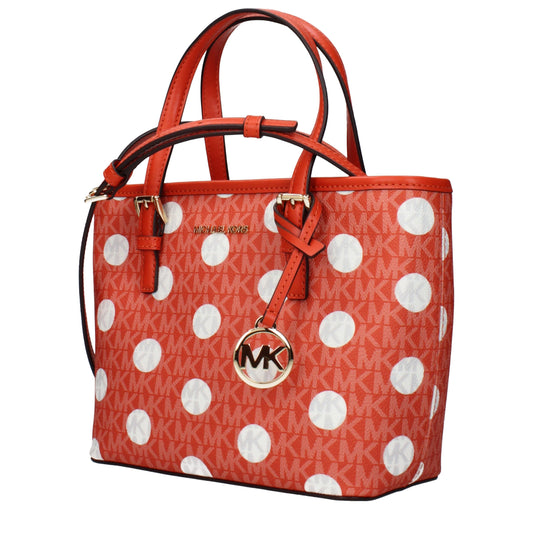 Michael Kors – Orangefarbene Stoffrucksäcke
