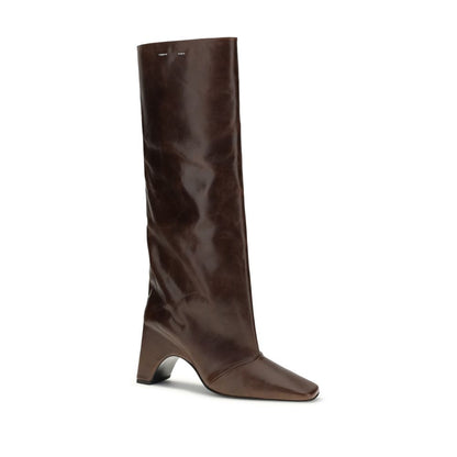 Coperni Brown Leather High Heel Boots